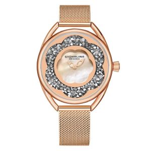 Relógio Feminino Stuhrling Lily 995M Quartzo 38mm Ouro Rosa