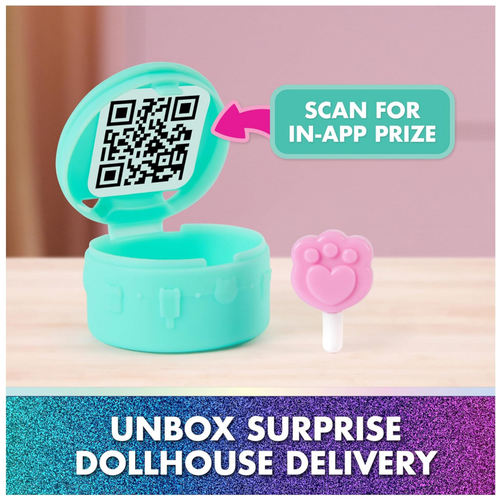 Gabby's Dollhouse: O Filme, Varanda de Doces Cakey Cats com Boneco de Brinquedo e Acessórios de Casa de Bonecas, Brinquedos para Meninas e Meninos - Imagem 7