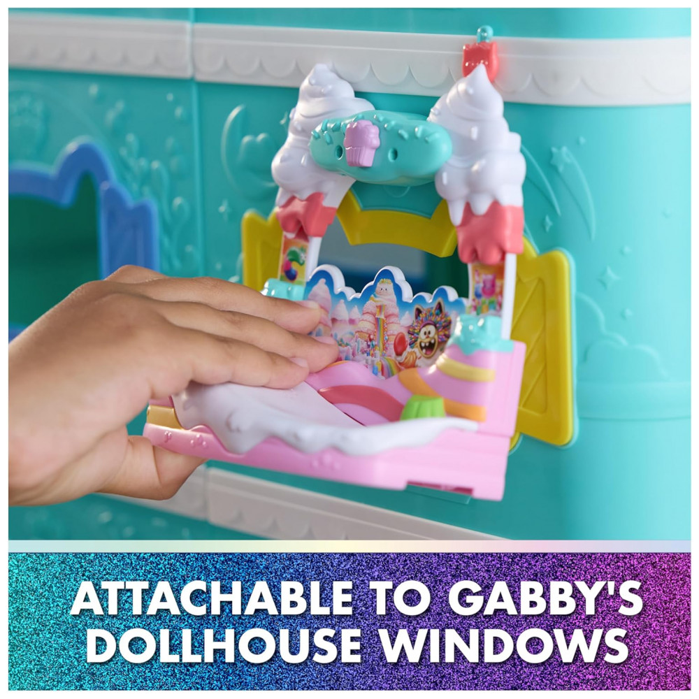 Gabby's Dollhouse: O Filme, Varanda de Doces Cakey Cats com Boneco de Brinquedo e Acessórios de Casa de Bonecas, Brinquedos para Meninas e Meninos - Imagem 8