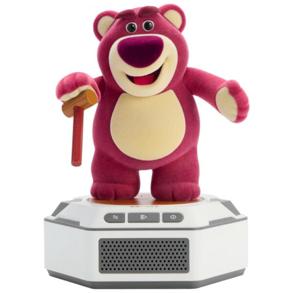 Robosen Mini Robot Toy, Conjunto Lotso, Ursinho Rosa, Base de Controle Digital com 4 Eixos, Plataforma Inteligente Modular, Brinquedo Inteligente