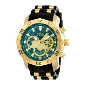 Relógio Masculino Pro Diver SCUBA  Invicta 23425 Preto Dourado e Verde
