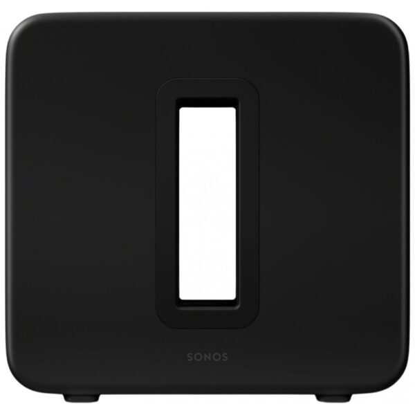 Sonos Sub 4 Subwoofer Sem Fio Premium, Dual Woofers Elípticos, Bass-Reflex, Wi-Fi 6, Controle via App Sonos – Preto Fosco
