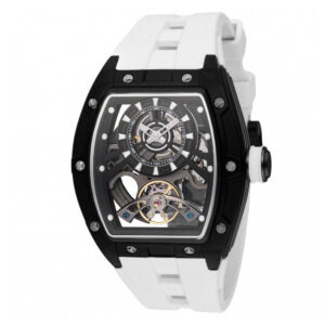 Relógio Masculino Invicta S1 Rally Torque Automático com Mostrador Esqueleto 44mm Branco 49035