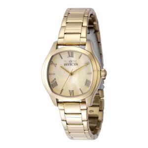 Relógio Feminino Invicta Wildflower com Mostrador Madre Pérola 325mm Dourado 48235