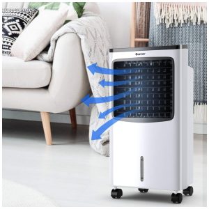 Climatizador de Ar COSTWAY 3 Velocidades Controle Remoto Branco 110V