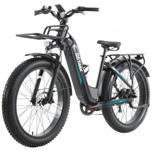 Bicicleta Elétrica Dobrável Gotrax com Pedalassistência com Bateria de 48V Potência de Pico de 500W Bicicleta Elétrica para Adulto