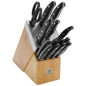 Kit de Facas Alemãs ZWILLING Twin Signature com 15 peças e Bloco Lâminas Afiadas Fabricadas com Aço Premium na Fábrica da Empresa