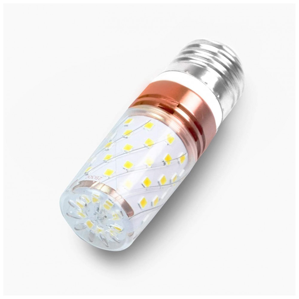 Lâmpada LED Milho 10W E27 24-60V DC Branco Quente 60 LEDs para RV, Camper, Solar, Marina e Off Grid - Kit com 5 Unidades Econômicas,LLP-LED - Imagem 3