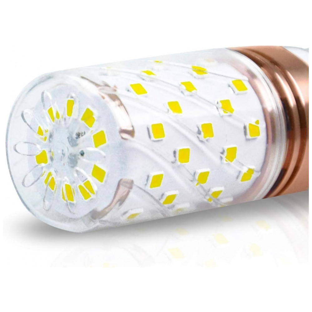 Lâmpada LED Milho 10W E27 24-60V DC Branco Quente 60 LEDs para RV, Camper, Solar, Marina e Off Grid - Kit com 5 Unidades Econômicas,LLP-LED - Imagem 4