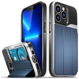 Capinha Compatível com iPhone 13 pro a Prova d com Vidro Temperado VENA VN2083 Azul