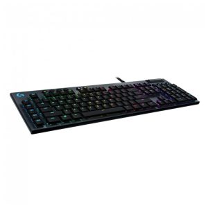 Teclado Ergonômico Sem Fio Recarregável Reduz a Tensão das Mãos com Luz LED LOGITECH G 920 009176 Preto