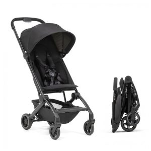 Carrinho de Bebê Joolz Dot Preto Space Black - Ultraleve 55 kg Dobrável com Uma Mão Capota UPF 50+ Assento Reclinável Capacidade 227 kg