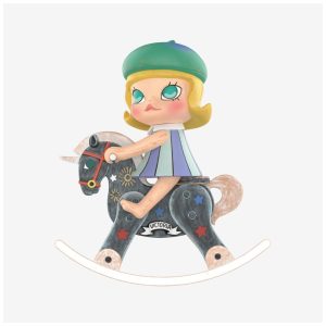 Estátuas da Série Clássica Retro de Aniversário MOLLY Pop Mart Caixa Surpresa