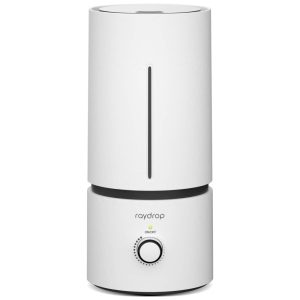 raydrop Mini Umidificador Ultrassônico Portátil 1.7L c Desligamento Automático Silencioso Branco