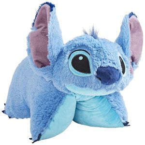 Pelúcia Stitch 45 cm de Altura O Alienígena Travesso Mas Adorável e Favorito de Todos Pillow Pets Azul