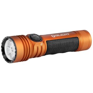 Lanterna Recarregável OLIGHT Seeker 4 Pro 4600 Lumens - Potente e Brilhante com Capa USB-C à Prova d'Água IPX8 - para Emergências Camping e Busca