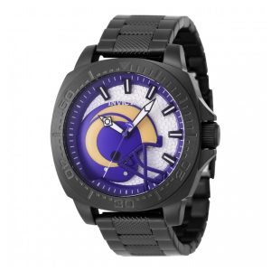 Relógio Masculino Invicta NFL Los Angeles Rams 46mm Preto ZG47885