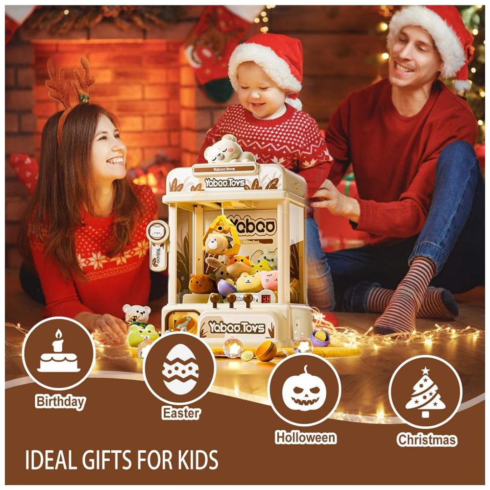 ORANGE OCEAN Máquina de Garra Grande 57 PCS para Crianças com Som e Luz Estilo Ursos, Brinquedo Arcade para Meninos e Meninas 3-8 Anos - Imagem 6