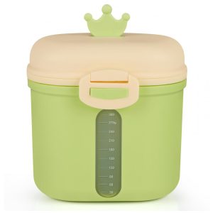 Dispenser Fórmula Bebê Accmor Verde Portátil com Colher Nivela 360g