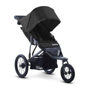 Carrinho de Bebê Ultraleve com Suspensão de Absorção de Choque e Cesta de Armazenamento Joovy Zoom360 Preto