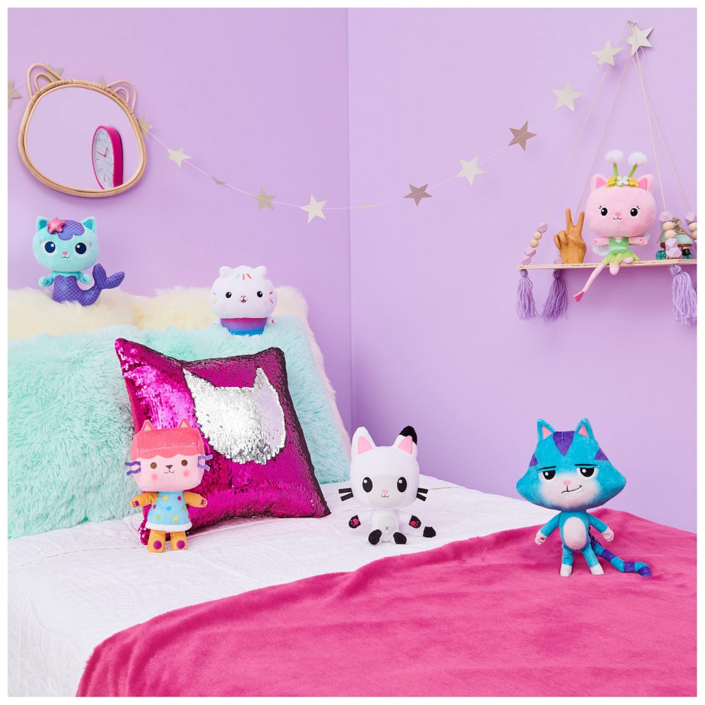 DREAMWORKS GABBY'S DOLLHOUSE: Conjunto de 2 Brinquedos de Pelúcia Purr-ific com Cakey Cat e Mercat - Para Crianças de 3 Anos ou Mais - Imagem 7