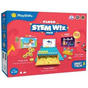 Plugue STEM 3 em 1 Educacional com Blocos Magnéticos para Tableys e Celulares Shifu