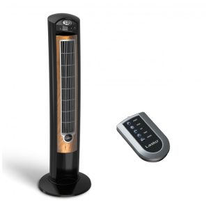 Ventilador de Torre com Controle Remoto 3 Velocidades e Temporizador Lasko T42950 110V Preto