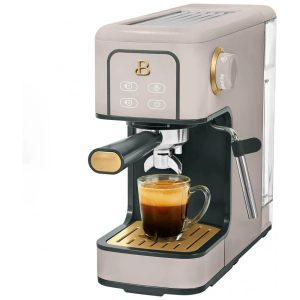 Generic Beautiful Máquina de Espresso Slim 20Bar Programável Reservatório 15L Aquecedor Inox Display Touch Desligamento Automático