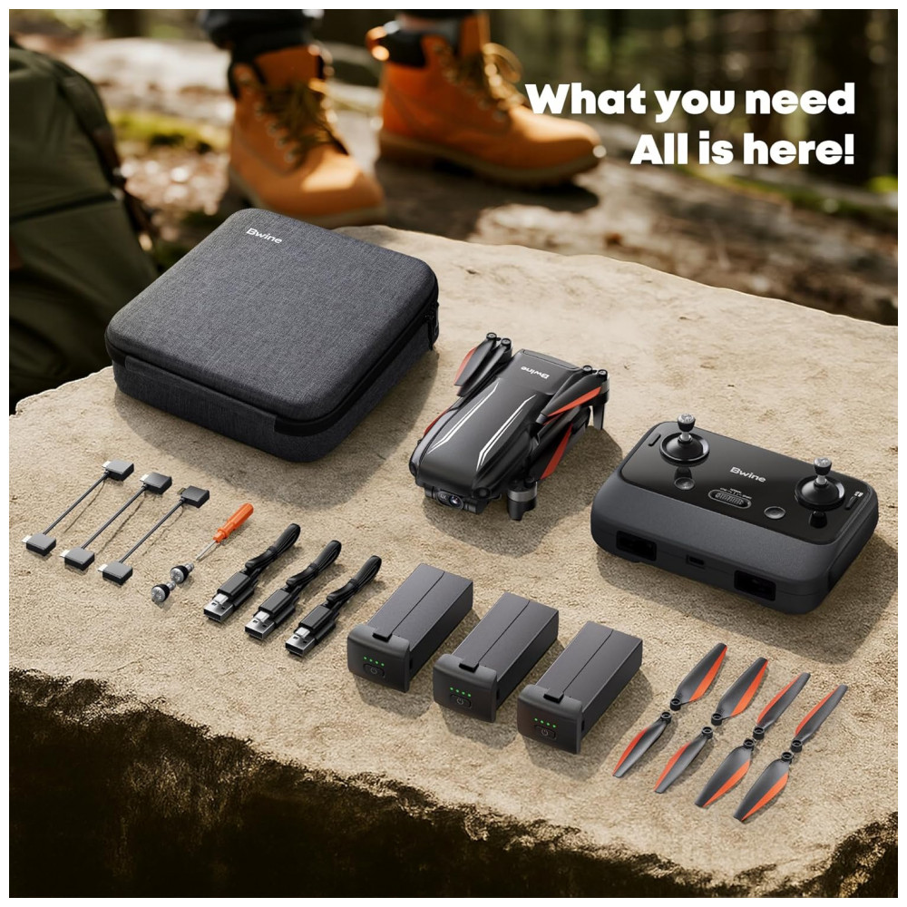 Drone Bwine F7MINI 8K com Câmera para Adultos Vídeo 4K Gimbal 3 Eixos 96 Min de Voo Controle FPV 20000ft GPS Inteligente Retorno Automático Seg - Imagem 9