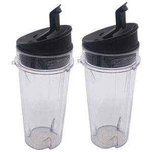 Copo Liquidificador Ninja 2utampa 473ml JOYSTAR Preto