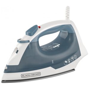 Ferro de Passar BLACK+DECKER Easy Steam Compact para Roupas Desligamento Automático Base Antiaderente Leve 1200 Watts