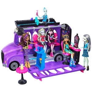 MONSTER HIGH Ônibus Escolar Fashion Bonecas não Incuídas MATTEL FCV63 Violeta