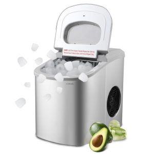 SMETA Maquina de Gelo Portatil Branca