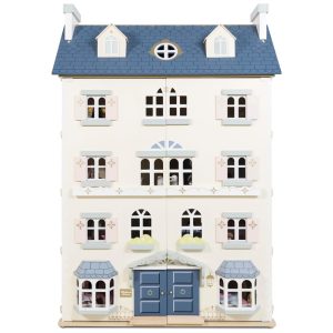 Casa de Bonecas Palace House Grande em Madeira Um Presente Encantador Conjunto de Brincar com 5 Andares - Le Toy Van