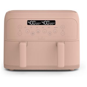 Air Fryer 37L com Revestimento Cerâmico Antiaderente e Cesta Dupla 110V 1200W Bella TriZone Rosa Flor