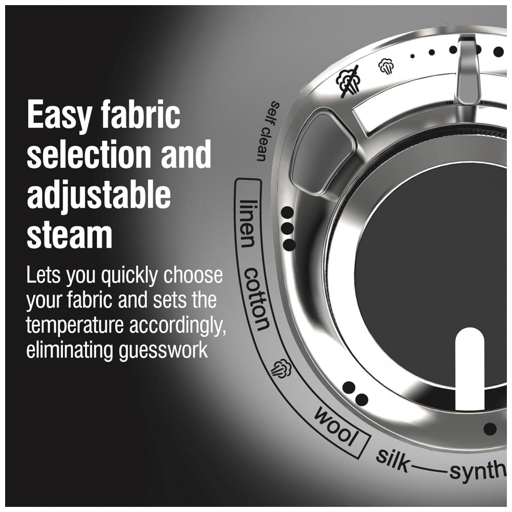 Ferro a Vapor CHI com Cabo Retrátil, 1700 Watts, Desligamento Automático 3 Vias, 400 Furos, Placa de Cerâmica com Titânio Infundido, - Imagem 5