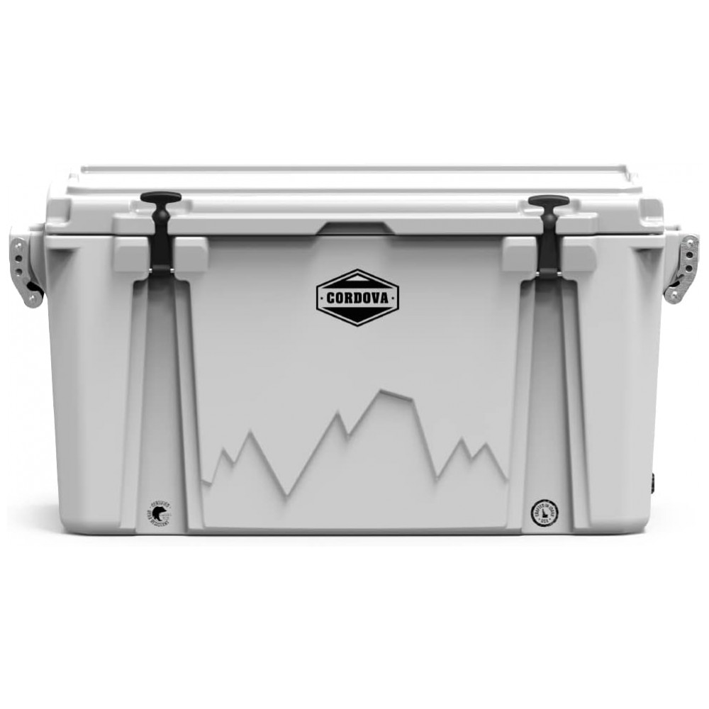 Cooler Térmico Portátil 88 Litros com Isolamento Cordova Outdoors Branco
