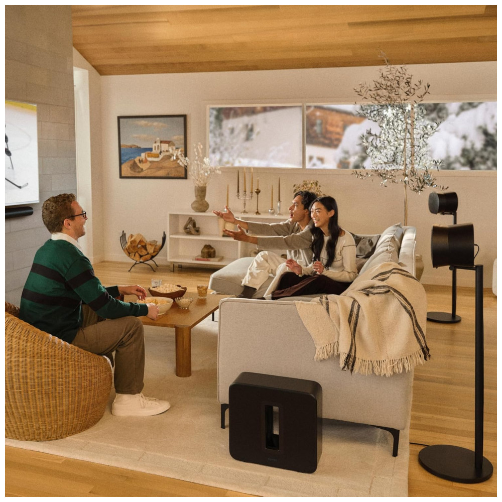 Sonos Era 300 Caixa de Som Inteligente com Dolby Atmos, Áudio Espacial 3D, Wi-Fi 6, Bluetooth 5.0, USB-C, Controle por Voz – Preto Fosco - Imagem 8