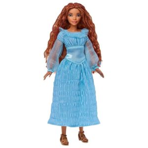 Boneca Ariel Fashion com Vestido Azul Exclusivo Inspirada na Pequena Sereia da Disney Mattel