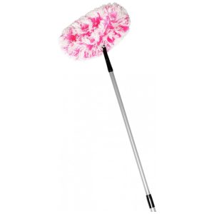 Espanador de Fibra com Cabeça Inclinada para Ventiladores de Teto e Paredes Fuller Brush Rosa