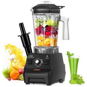 Liquidificador Profissional 17L com Alta Velocidade e Lâminas em Aço Inoxidável 110V 1800W OMMO Preto