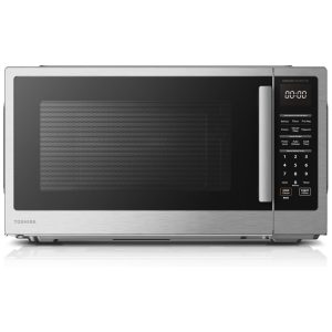 Micro-ondas Bancada TOSHIBA c/ Sensor Cozimento 6 Menus Automáticos Inversor Trava Segurança Infantil