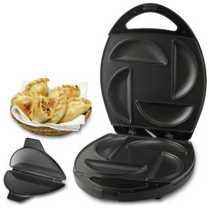 Máquina para Fazer Empanada com Molde Prensa 4 Un por Vez 110V 1000W FineMade Preta