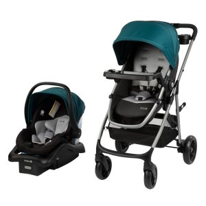 Carrinho de Bebê Travel System 8 em 1 com Porta-Copos Safety 1st Preto e Verde