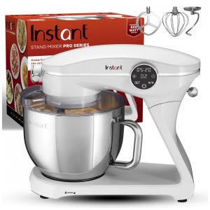 Batedeira Elétrica de Bancada 7 Litros com 10 Velocidades Aço Inoxidável 110V 600W Instant Pot Branca