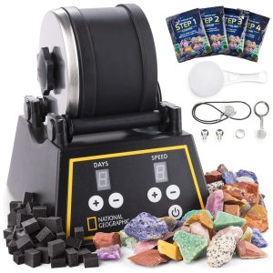 Kit Educacional para Crianças de Polimento de Pedras Preciosas NATIONAL GEOGRAPHIC Azul