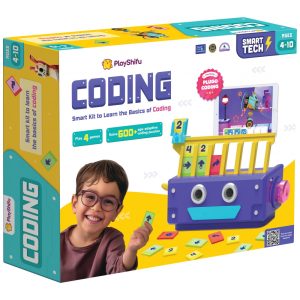 Kit Inicial de Codificação Baseado Funciona em IOS para Crianças de 4 a 10 Anos PlayShifu Plugo