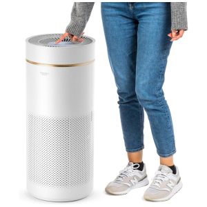 Purificador de Ar IRIS USA WOOZOO para Grandes Ambientes e Quartos com Filtro H13 True HEPA Remove até 9997% das Partículas Pólen Pelos de Animais