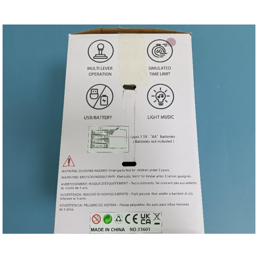 Máquina de Garra Mini Arcade CWLAKON Roxa com Som, Luzes e Desafio de 60 Segundos - Imagem 8