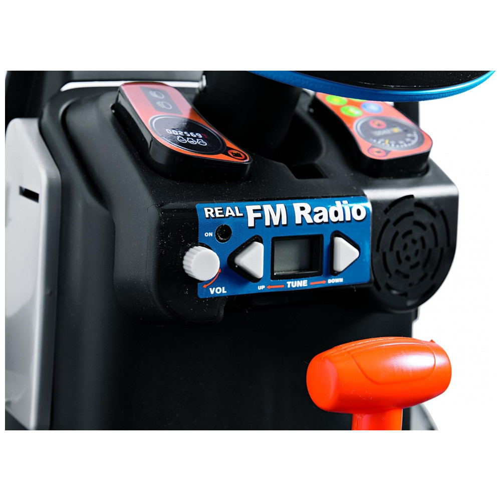 Trator com Reboque Elétrico Infantil Peg Perego New Holland T8 12 Volts Azul - Imagem 2